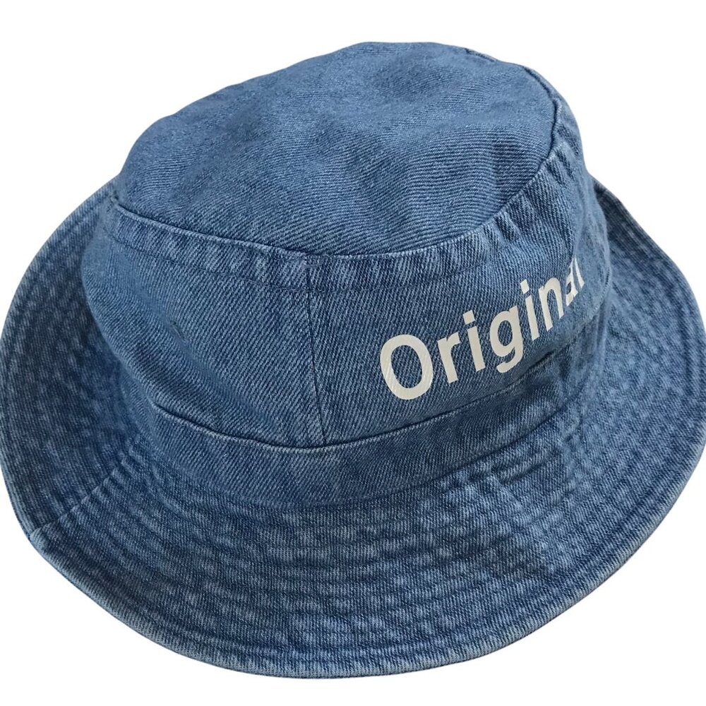 Original Blue Bucket Washed Denim Hat Size L/XL